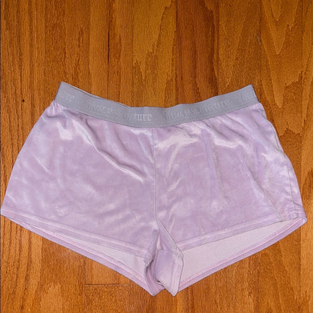 BOGO ❤️ Juicy Couture Women's Baby Pink Velour Sleep Shorts